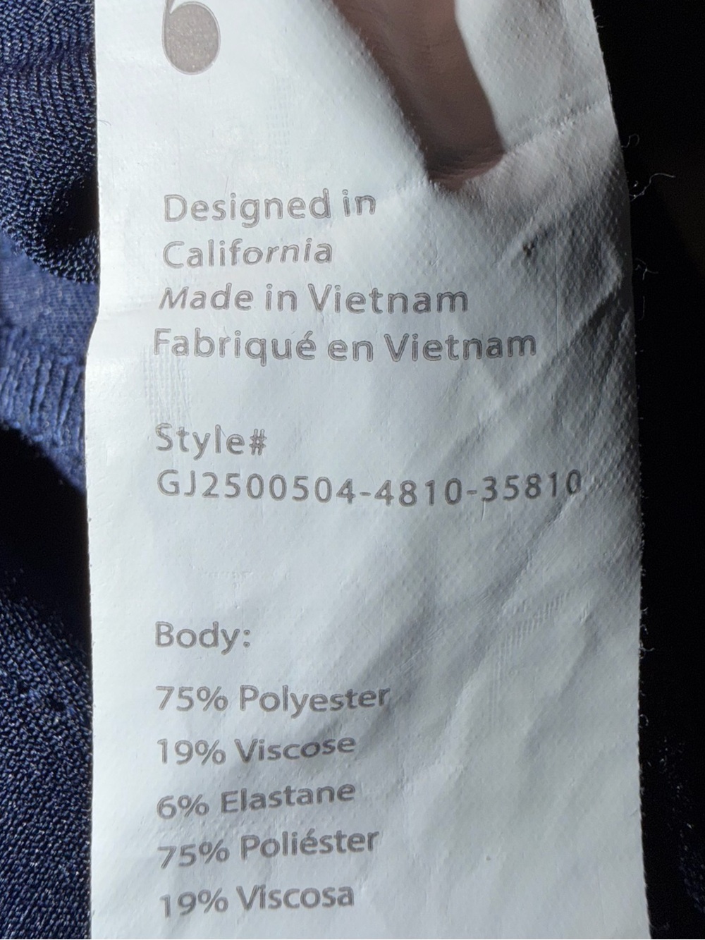 Fabletics Womens Mid-Rise On-Call Scrub Jogger Medium Navy - Picture 6 of 8
